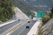 24.07.2021. On the Croatian A1 motorway, increased car traffic to Dubrovnik and southern Croatia